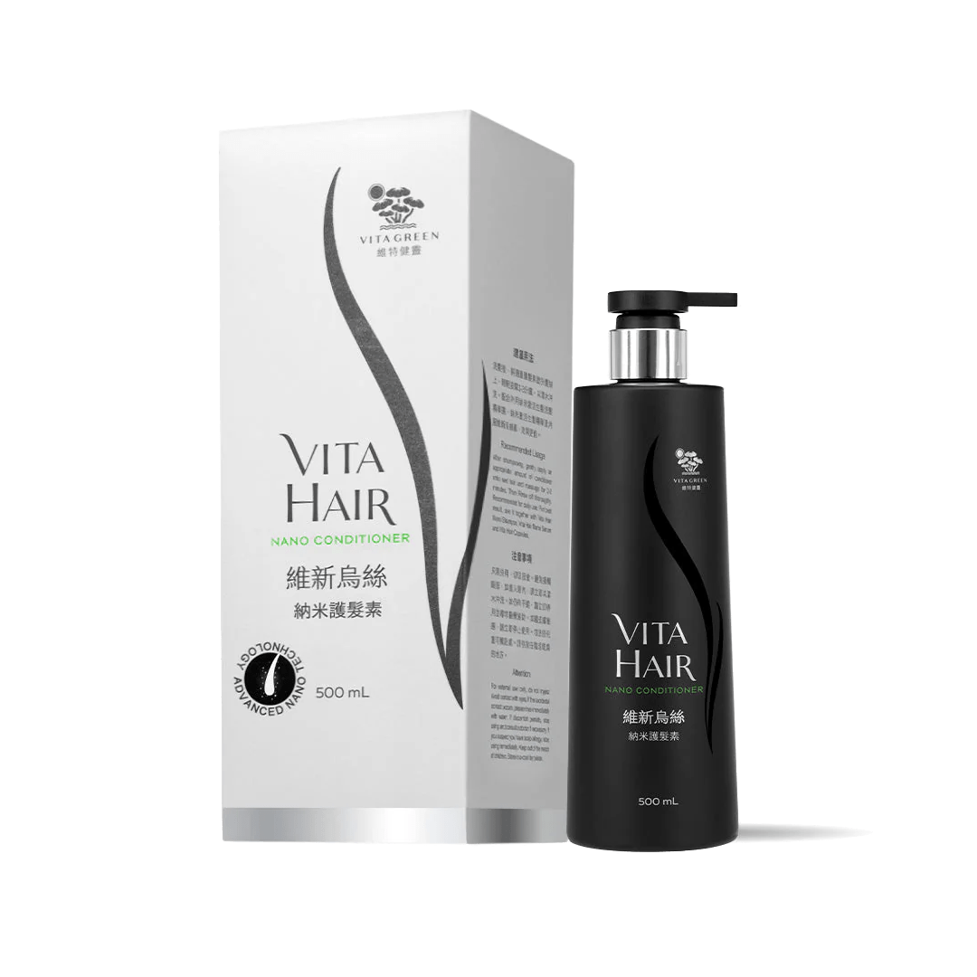 【深層滲透髮芯.修復髮絲】 維新烏絲納米護髮素 500mL - Vita Green 維特健靈 海外網店